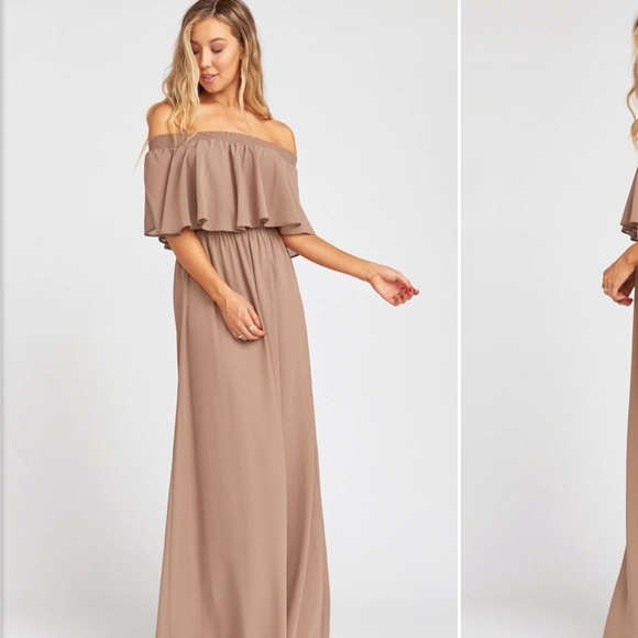 Show me your Mumu Hacienda Maxi Dress Dune - Picture 3 of 7